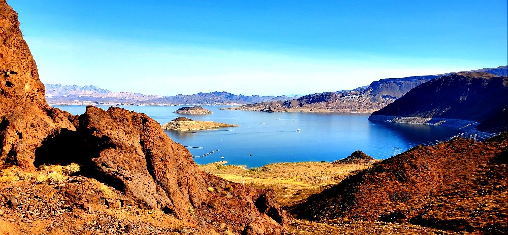 Lake Mead from Railroad Trail